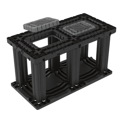 Treetank with lifted lid Treetank with lifted lid