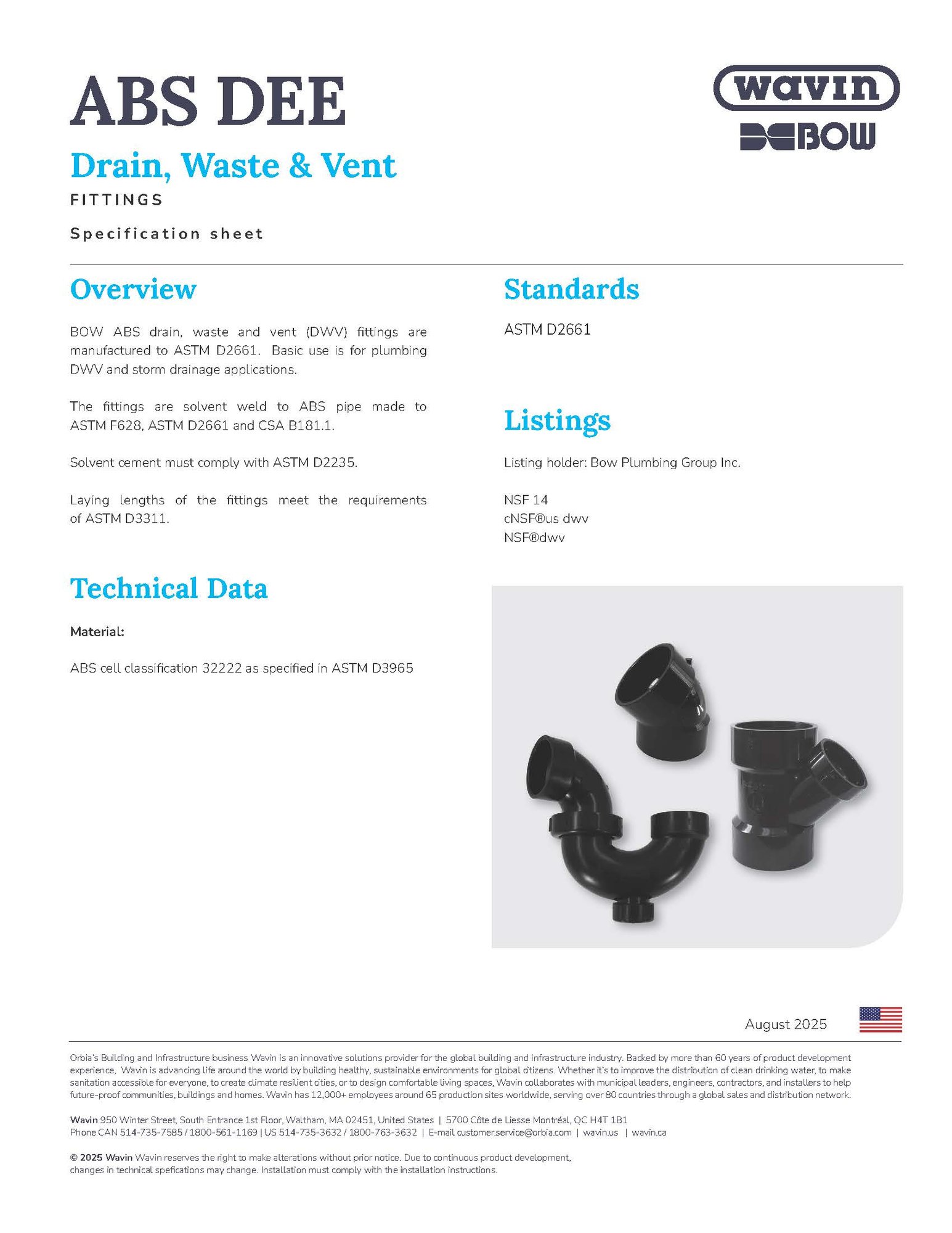 WA_ABSDWV Fittings Spec Sheet-USA 8.2025