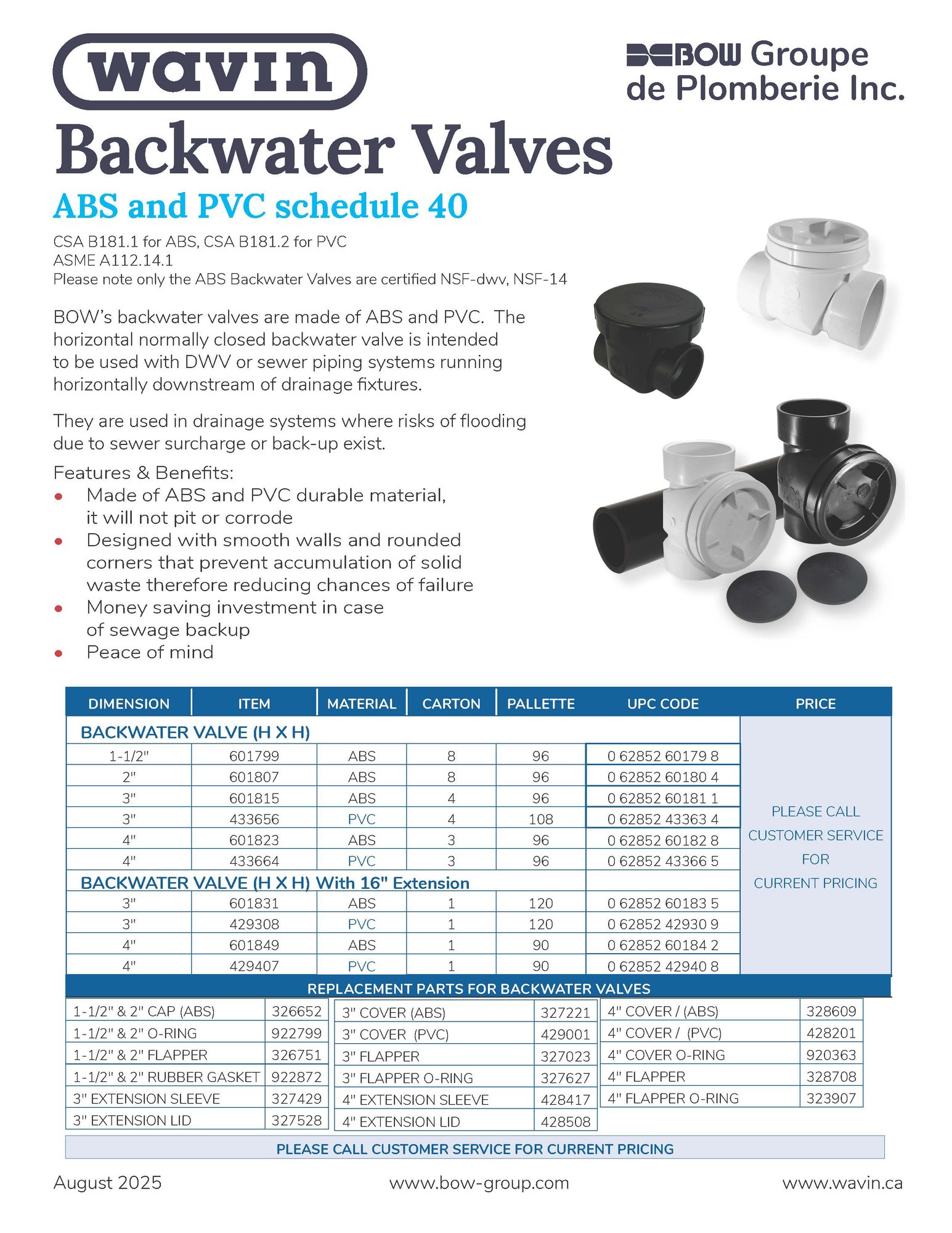 Wavin Bow BWV EN 8.2025