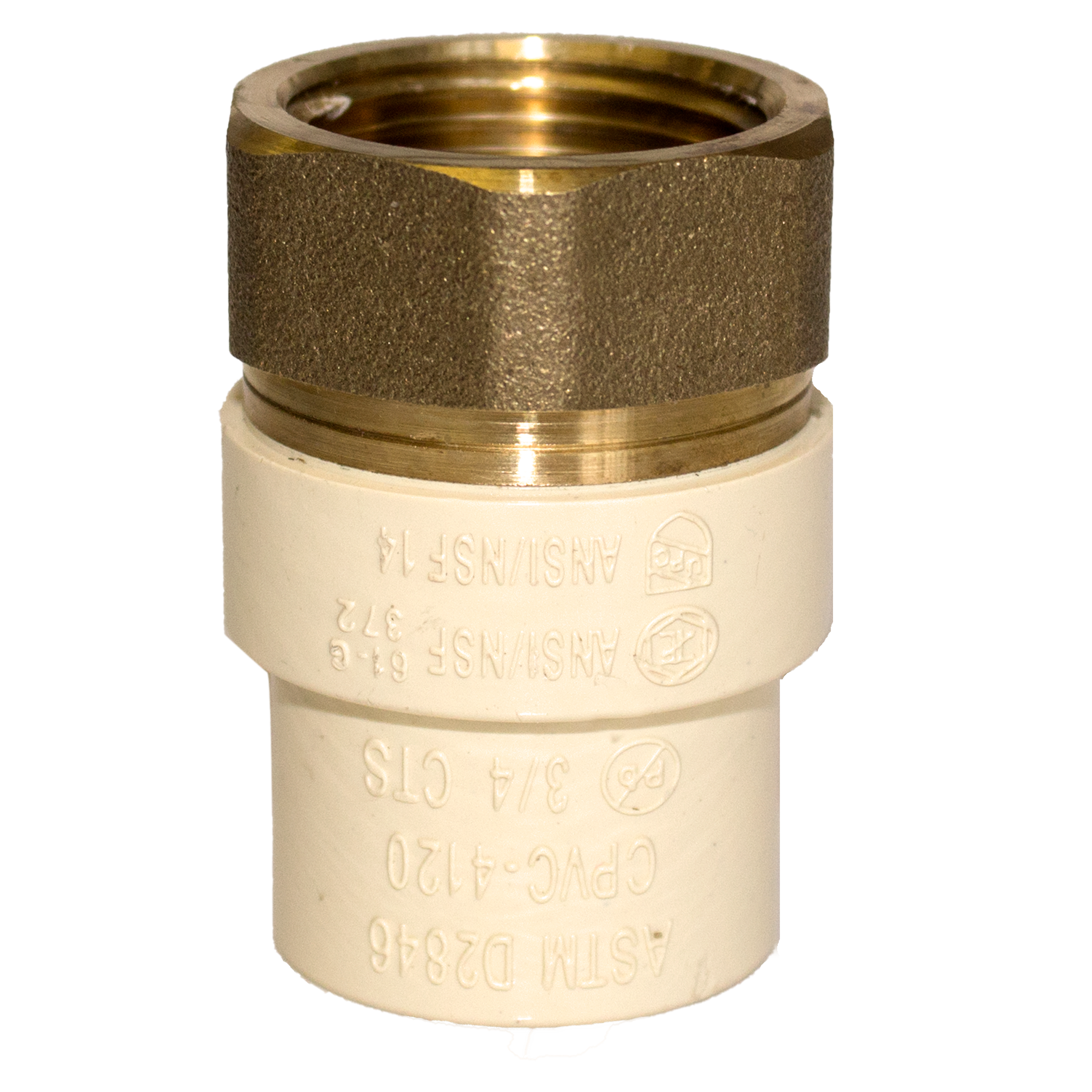 FGG No-Lead Female Adapter Brass Threaded 3/4