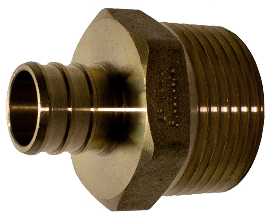 No Lead Brass Male Adapter 3/4