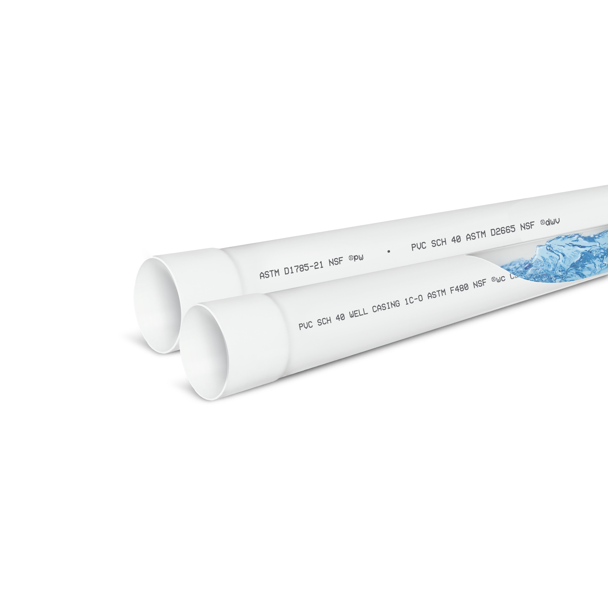 PVC Pipe SCH40 NSF 1/2